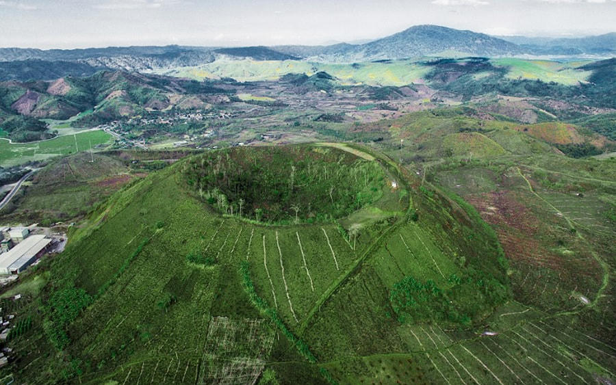 Núi lửa Nâm Kar. (Nguồn: Daknonggeopark).