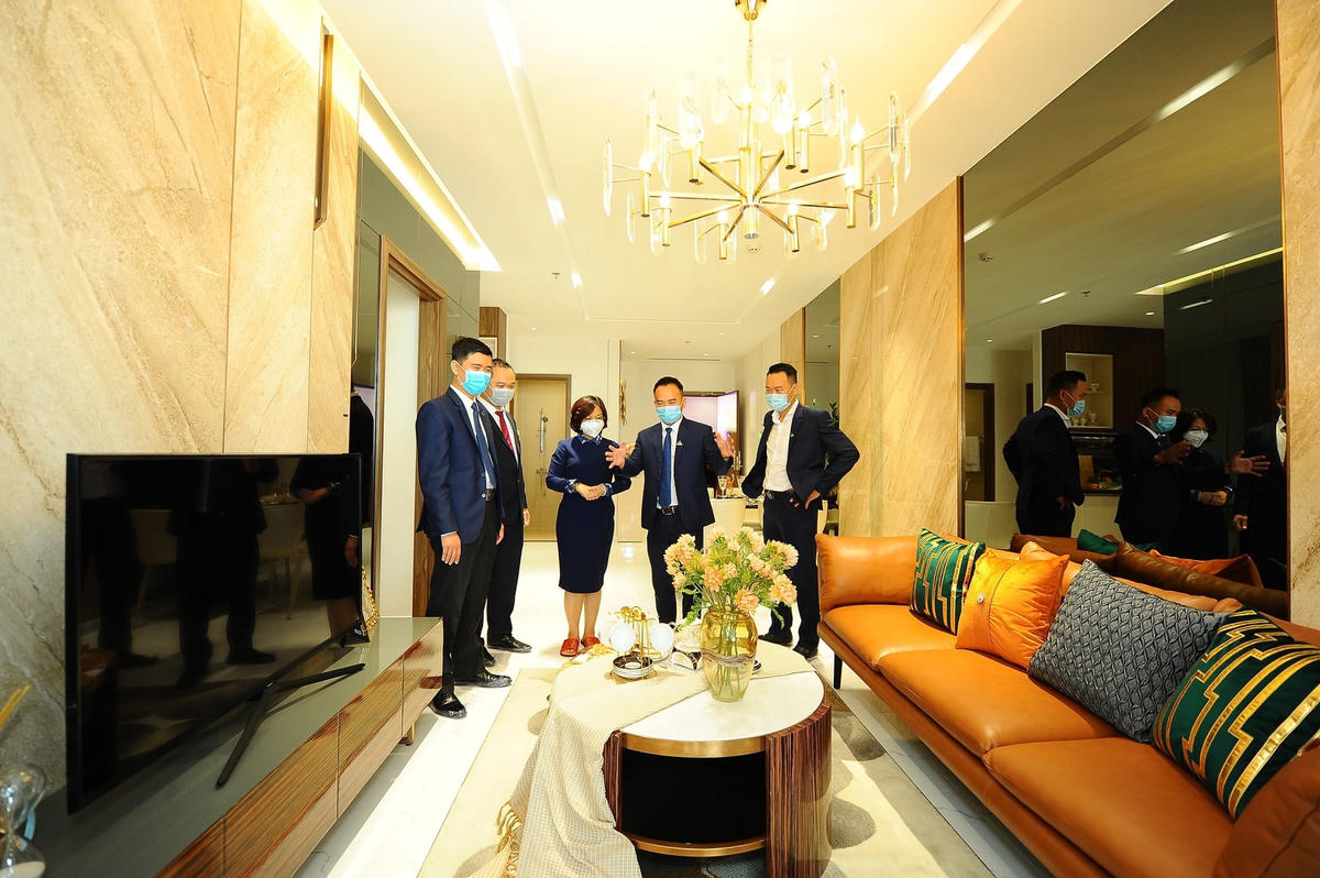 Lễ khai trương căn hộ mẫu Opal Skyline được tổ chức sáng ngày 15/8 tại tầng 7 TTTM Gigamall, Thủ Đức