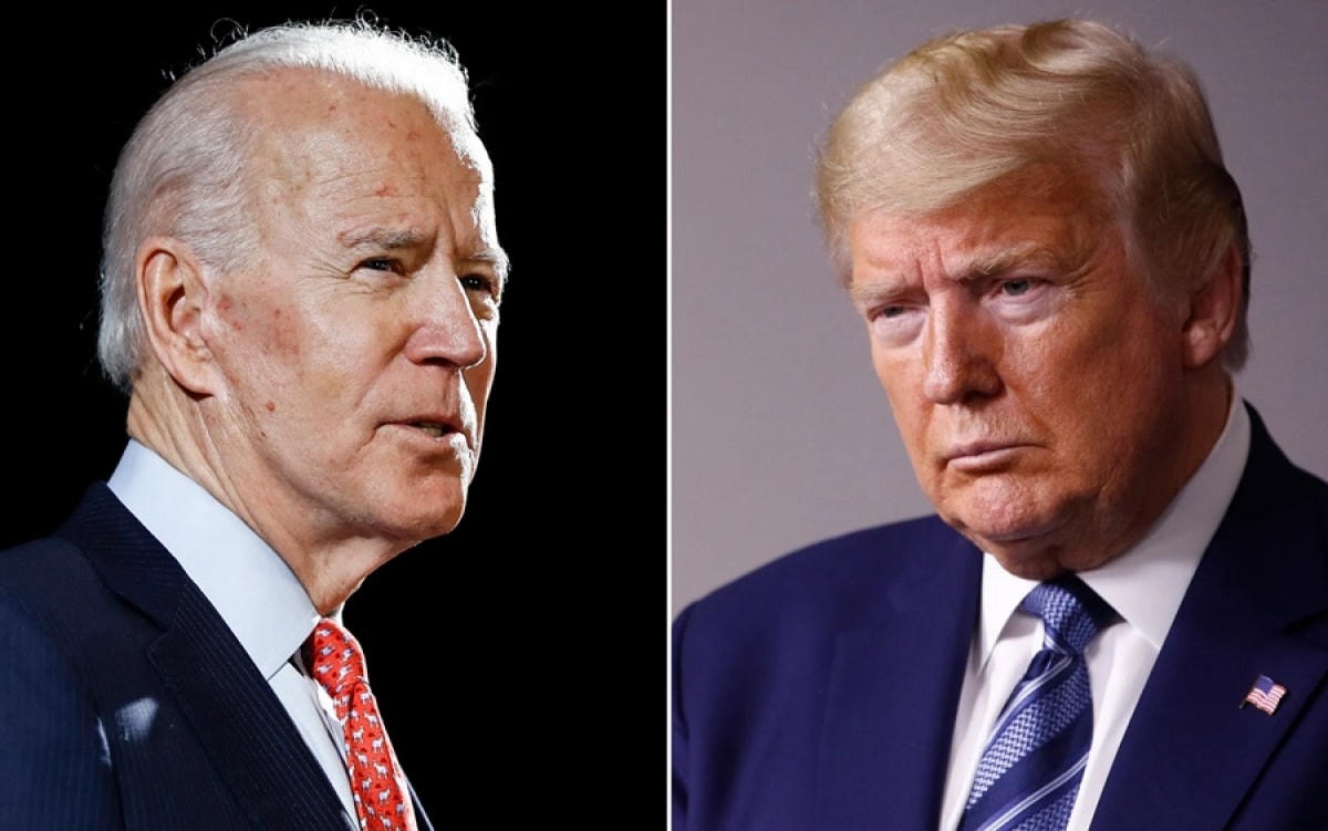 Ứng viên Biden và Trump. Ảnh: USA Today.  