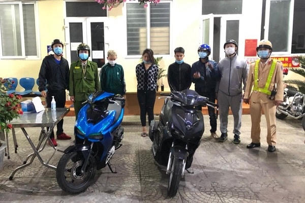 Công an quận Hồng Bàng tạm giữ 3 đối tượng và 2 phương tiện.