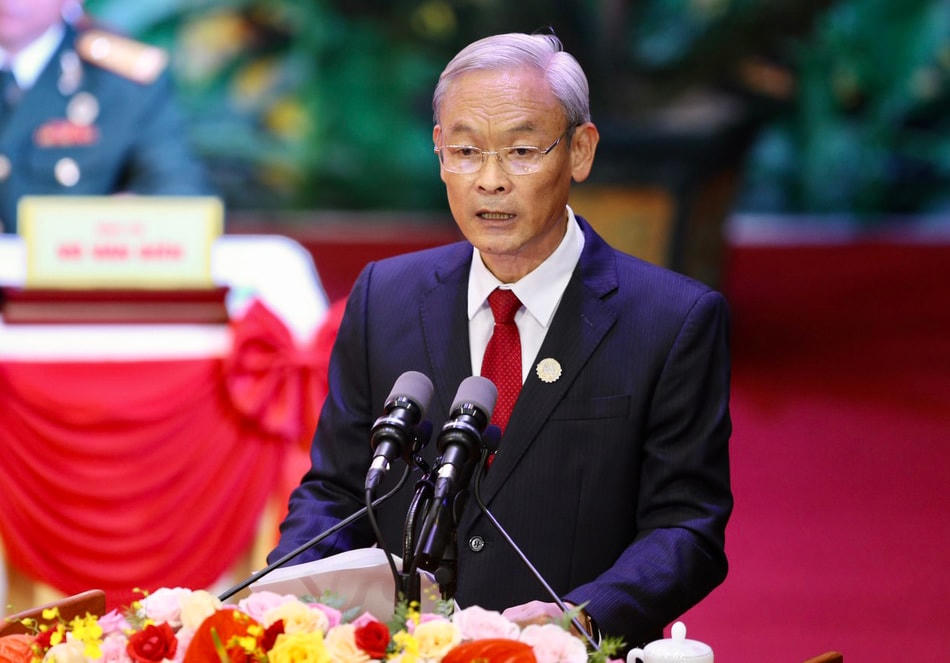 Ông Nguyễn Phú Cường, Bí thư Tỉnh ủy Đồng Nai phát biểu khai mạc Đại hội. Ảnh H.Hải.