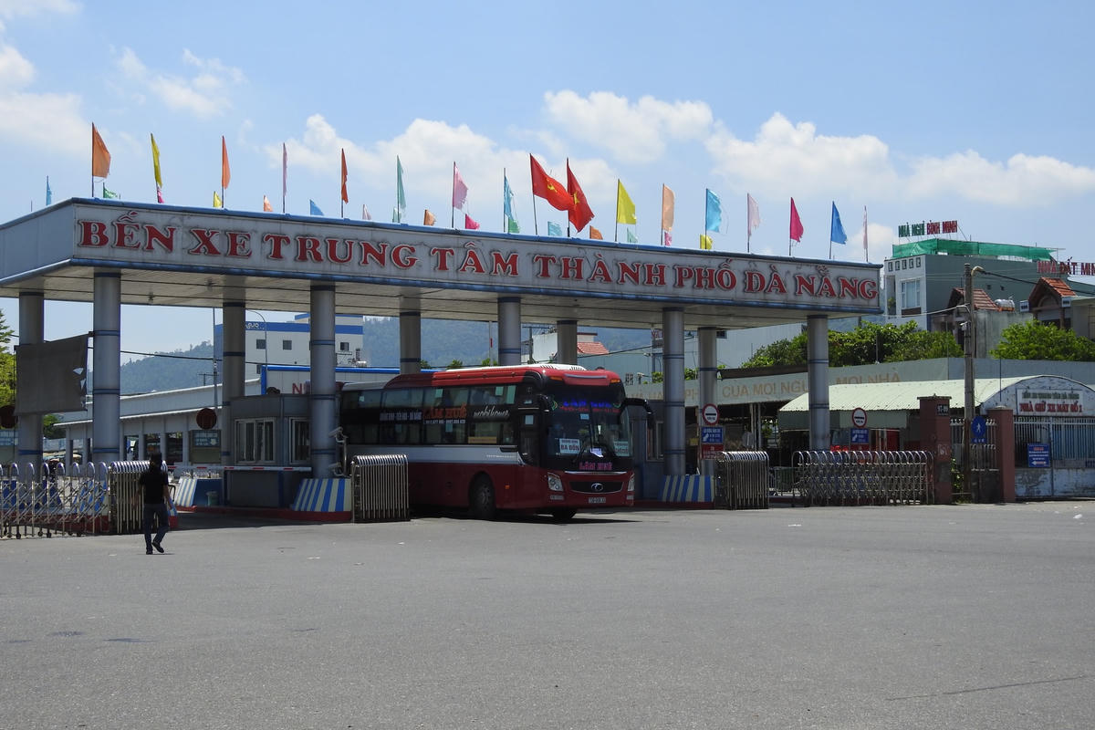 Bến xe Trung tâm TP Đà Nẵng. Ảnh Bình Nguyên.