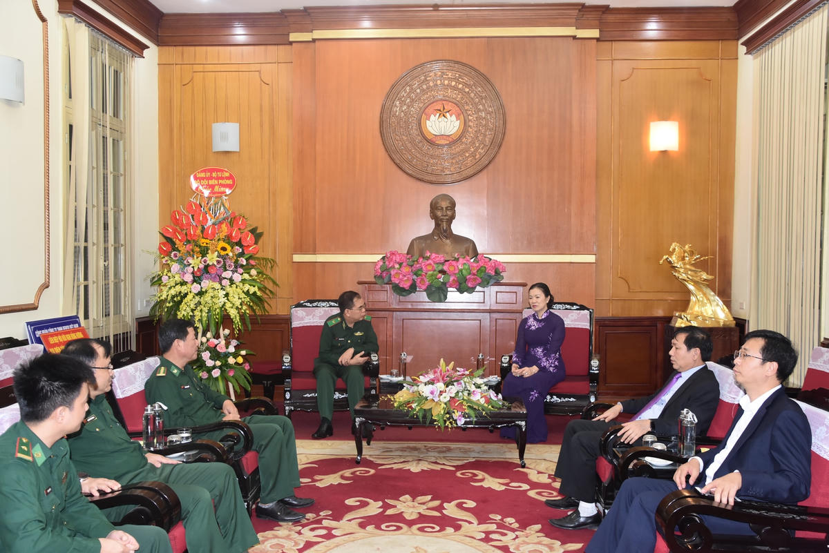 Quang cảnh buổi tiếp.