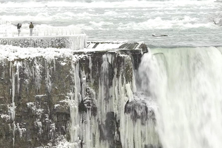 [ẢNH] Vẻ đẹp của thác Niagara vào mùa đông 