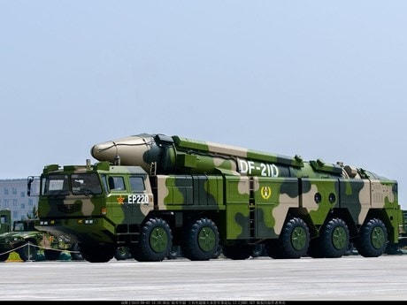 Tên lửa DF-21D của Trung Quốc được mệnh danh là sát thủ diệt tàu sân bay. (Nguồn: chinadefenseobservation.com)