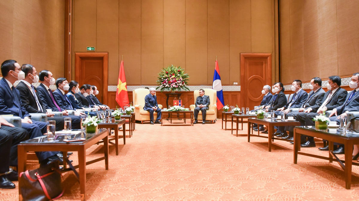 Quang cảnh buổi hội kiến.