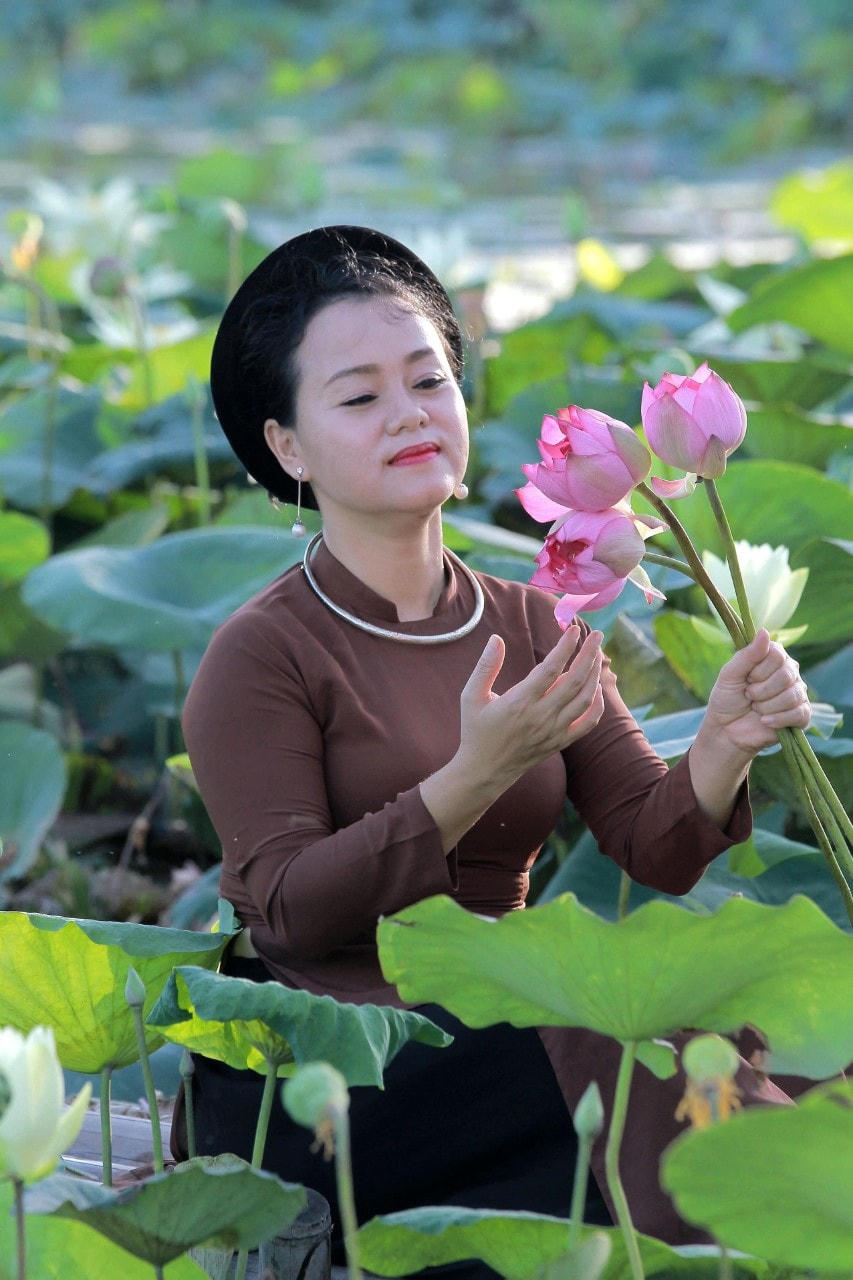 Nghệ sĩ trẻ Thu Phương.