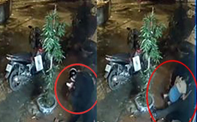 Hiện trường vụ việc. Ảnh: cắt từ clip