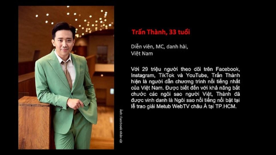 Việt Nam có 3 đại diện lọt vào danh sách “100 ngôi sao số 2020” của Forbes Asia