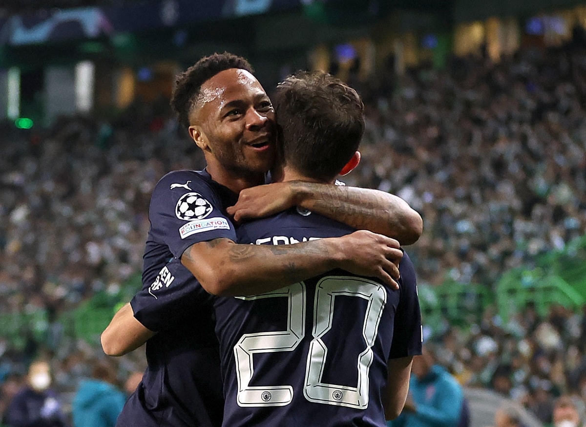 Man City thắng đậm Sporting Lisbon (Ảnh: Reuters).