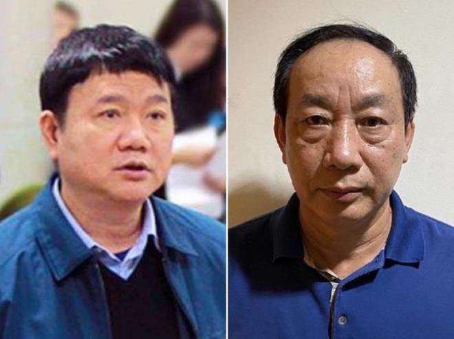Ông Đinh La Thăng và ông Nguyễn Hồng Trường.  