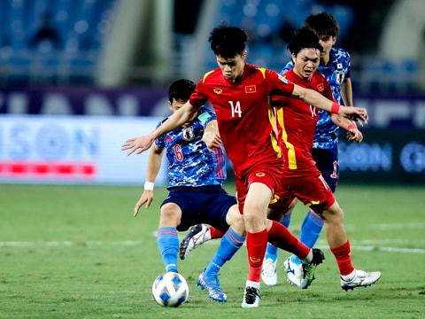 Đội tuyển Việt Nam khát khao có điểm trên sân Mỹ Đình. Nguồn: TTVH.