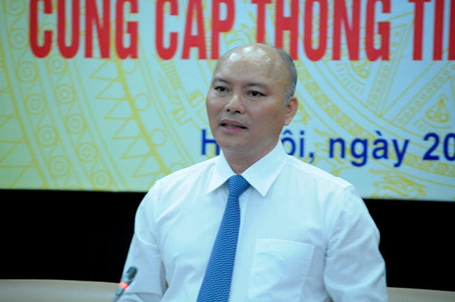 Chánh Văn phòng, người phát ngôn Bộ Nội vụ Vũ Đăng Minh.