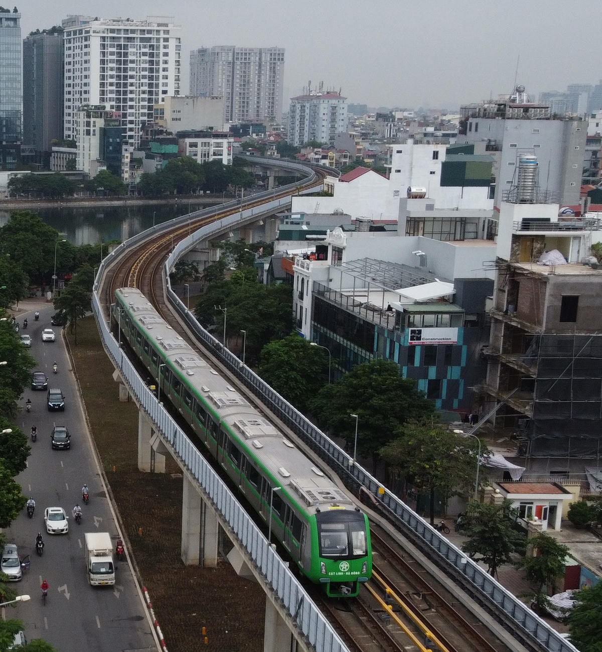 Tuyến Nhổn - Ga Hà Nội dự kiến sẽ khai thác vận hành đoạn trên cao vào tháng 12/2022.