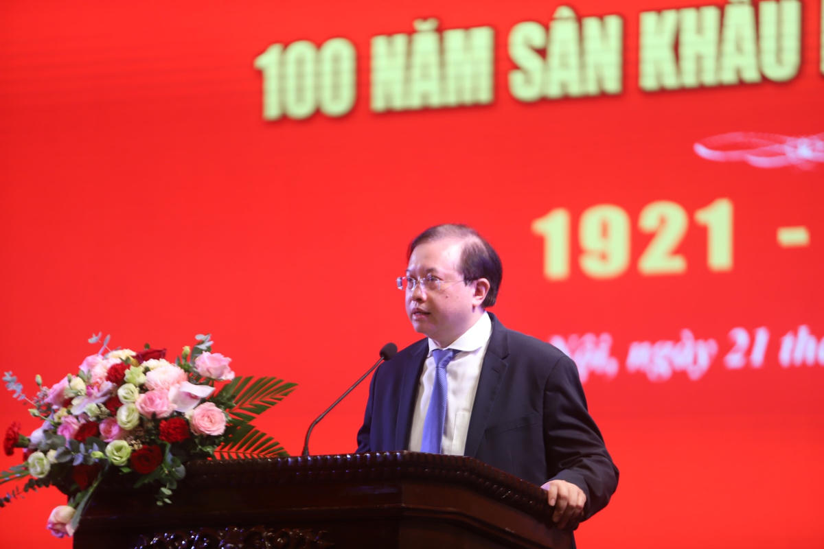 Thứ trưởng Bộ Văn hoá, Thể thao và Du lịch Tạ Quang Đông. (ảnh: Quang Tấn).
