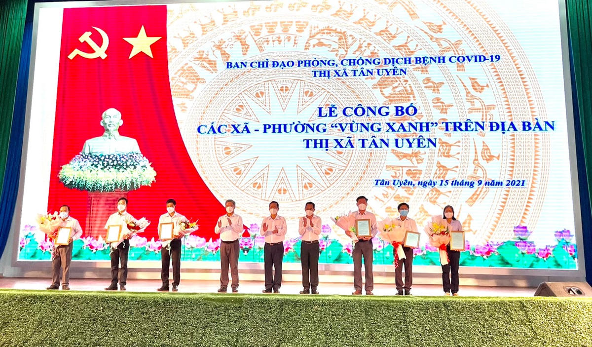 Bình Dương: 6 phường tại thị xã Tân Uyên được công nhận “vùng xanh”