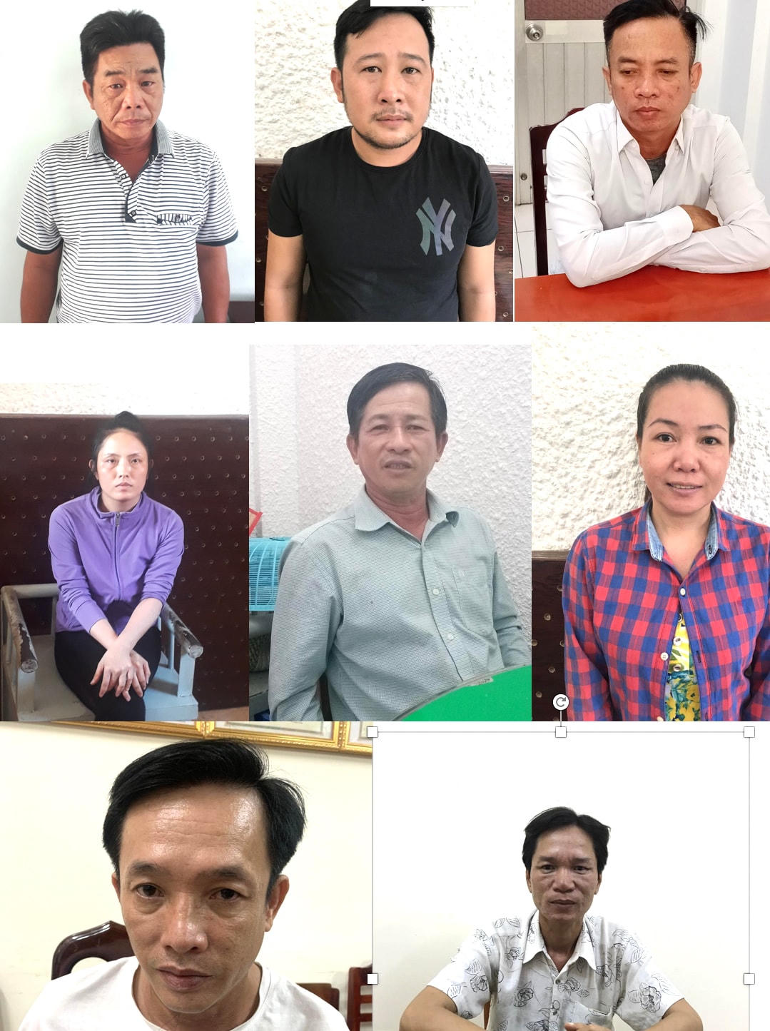 Các đối tượng trong đường dây giả nhân viên xổ số lừa đảo chiếm đoạt tài sản 