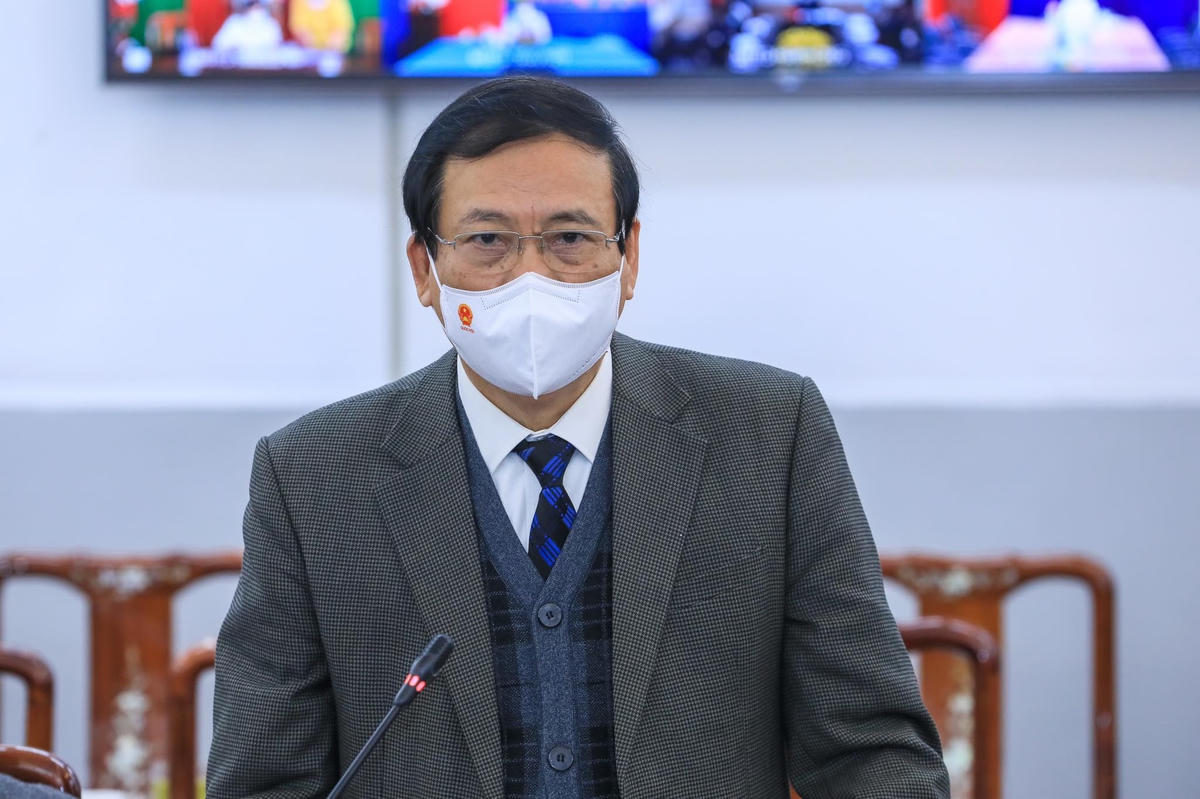 Ông Vũ Trọng Kim phát biểu tại Hội nghị. Ảnh: Quang Vinh.