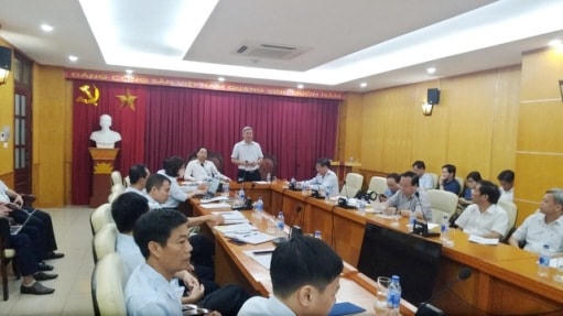 PGS.TS Nguyễn Trường Sơn,Thứ trưởng Bộ Y tế phát biểu tại buổi công bố quyết định thanh tra.