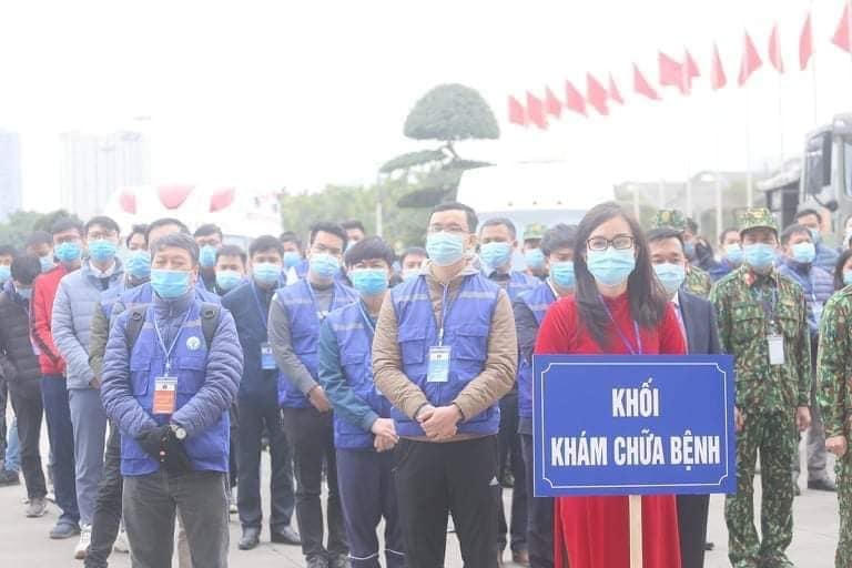 Các lực lượng tham dự diễn tập.