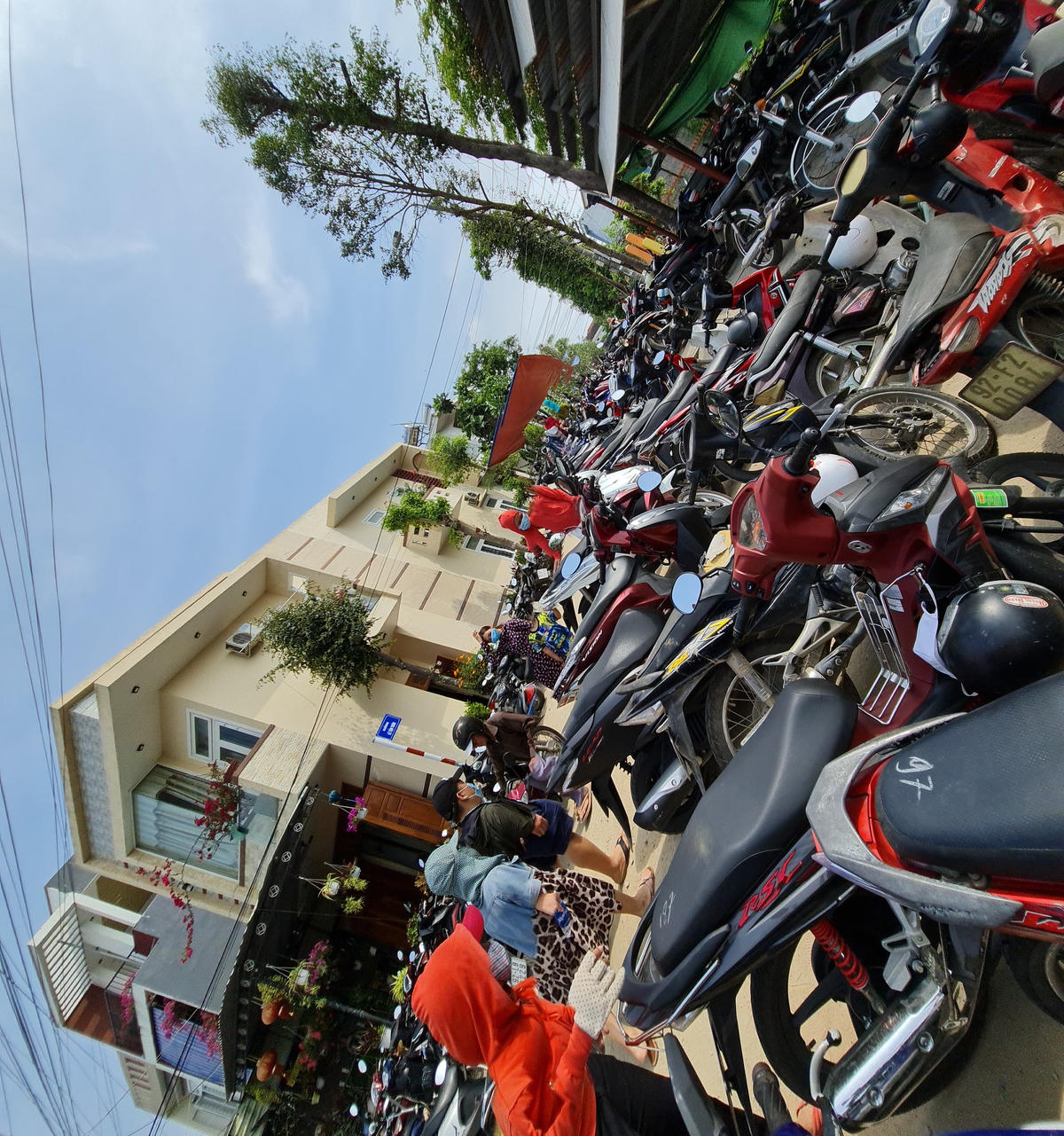 Hàng nghìn người gửi xe để xem đua thuyền