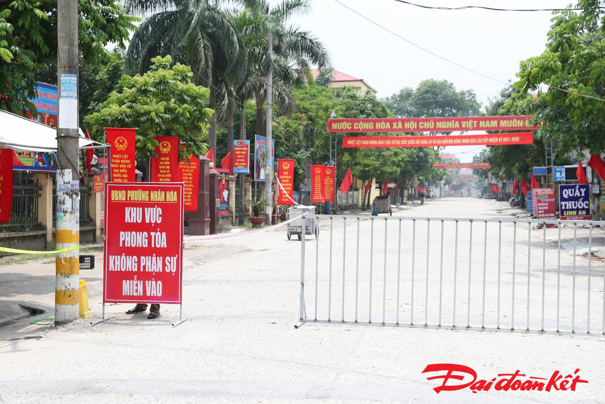 [Ảnh] Hưng Yên: Thị xã Mỹ Hào trong những ngày chống dịch 