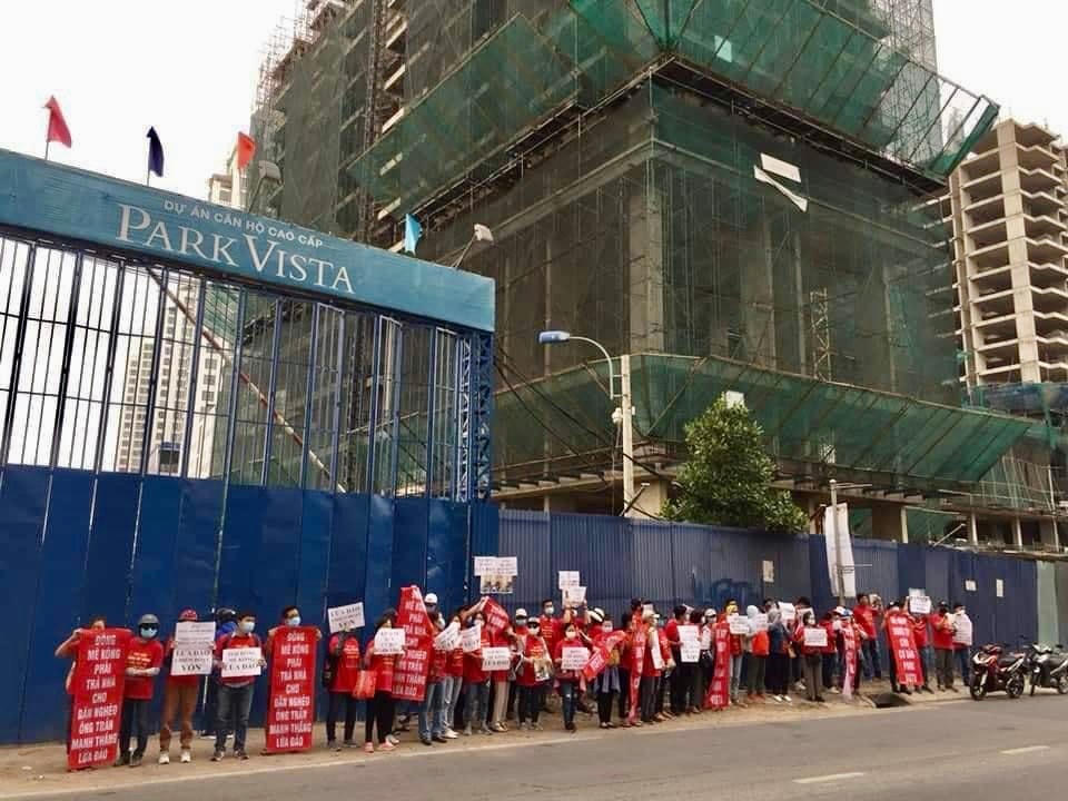 Dự án Park Vista là điểm nóng tranh chấp khiếu nại tại TP HCM thời gian qua.