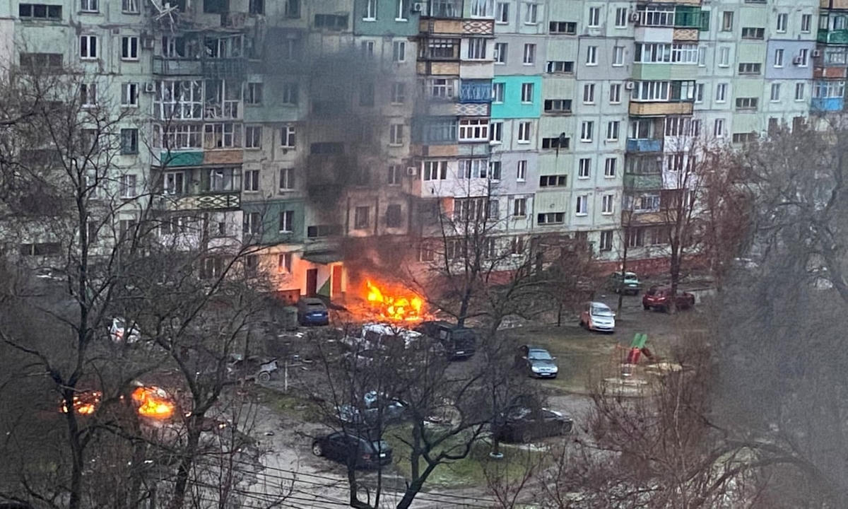 Thành phố Mariupol của Ukraine. Ảnh: Reuters.