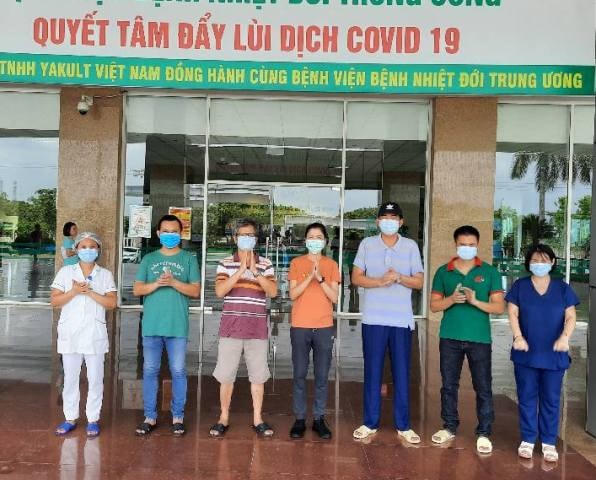 Các bệnh nhân được công bố khỏi bệnh ngày 21/7.
