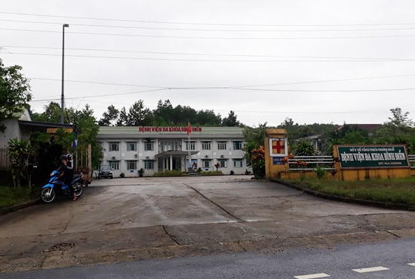 Bệnh viện đa khoa Bình Điền nơi 5 công nhân thủy điện đang điều trị.
