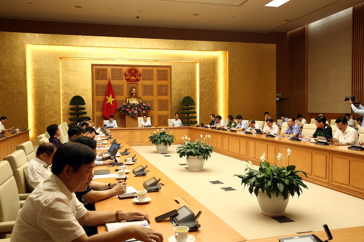 Quang cảnh cuộc họp. Ảnh: VGP/Đình Nam.