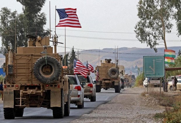 Mỹ rút một phần binh sỹ khỏi Syria hồi tháng 10/2019. (Ảnh: AFP).