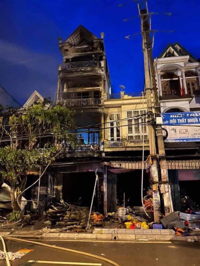 Hiện trường vụ việc.
