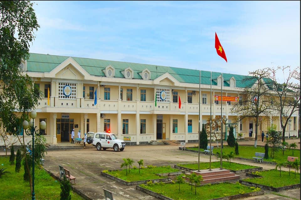 Hiện 5 trường hợp mắc bệnh bạch hầu đang được cách ly, điều trị tại trung tâm Y tế huyện Vĩnh Linh. Ảnh: TTYT huyện Vĩnh Linh.