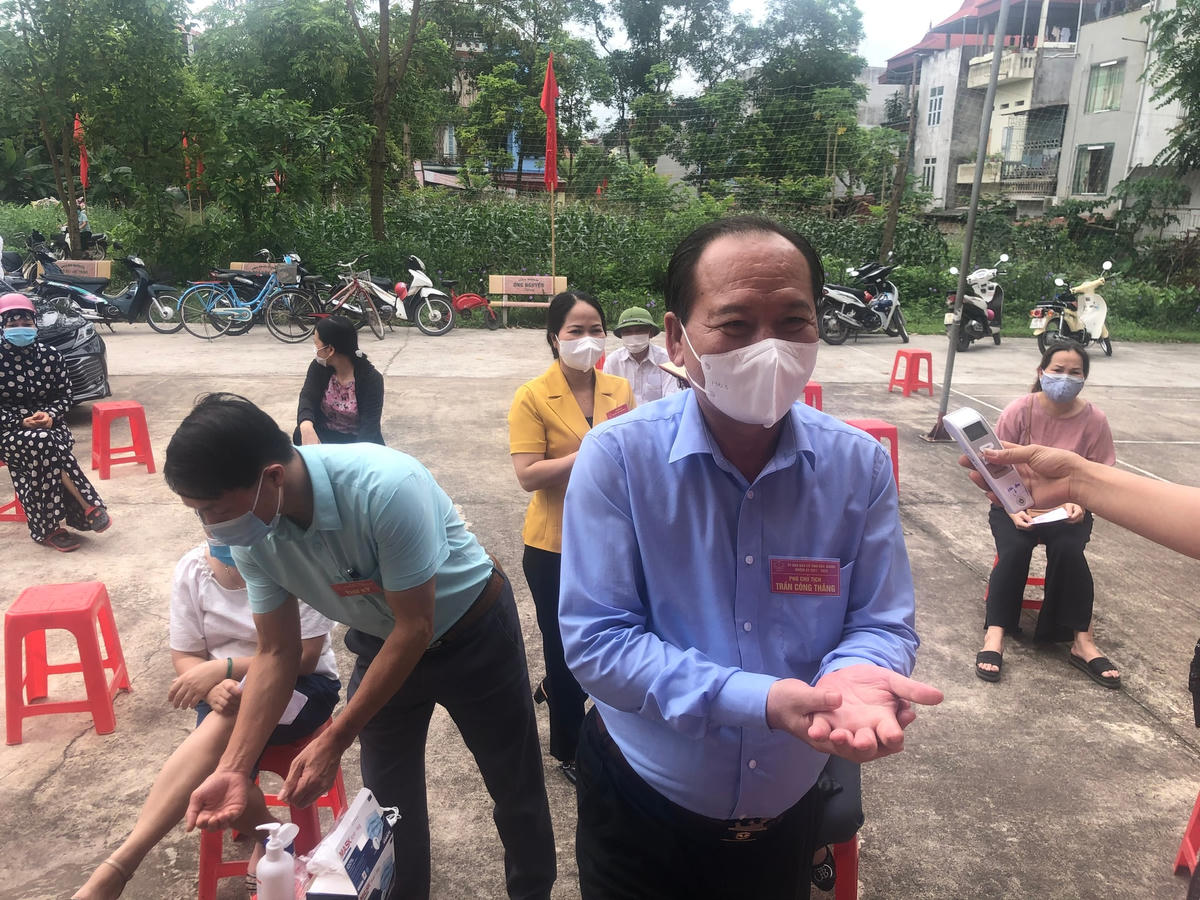 Mặt trận Bắc Giang giám sát chặt chẽ quy trình bầu cử trong tâm dịch