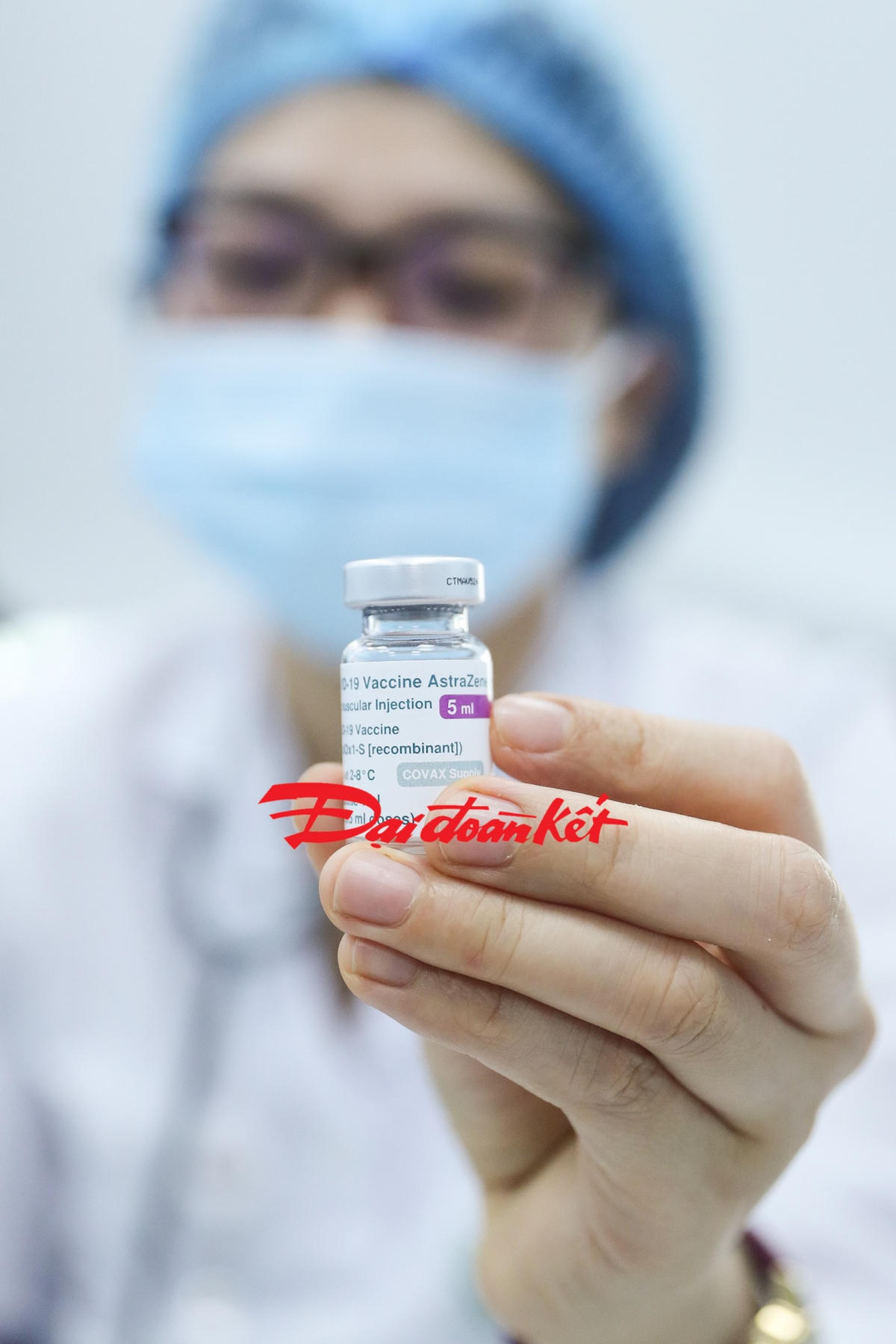 Vaccine phòng Covid-19 AstraZeneca. Ảnh: Quang Vinh. 