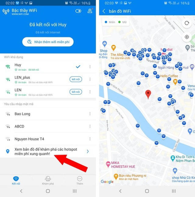 Cách tìm kiếm sử dụng mạng WiFi miễn phí ở bất kỳ đâu