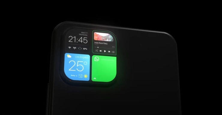 iPhone 12 sẽ có cụm camera sau thành màn hình phụ