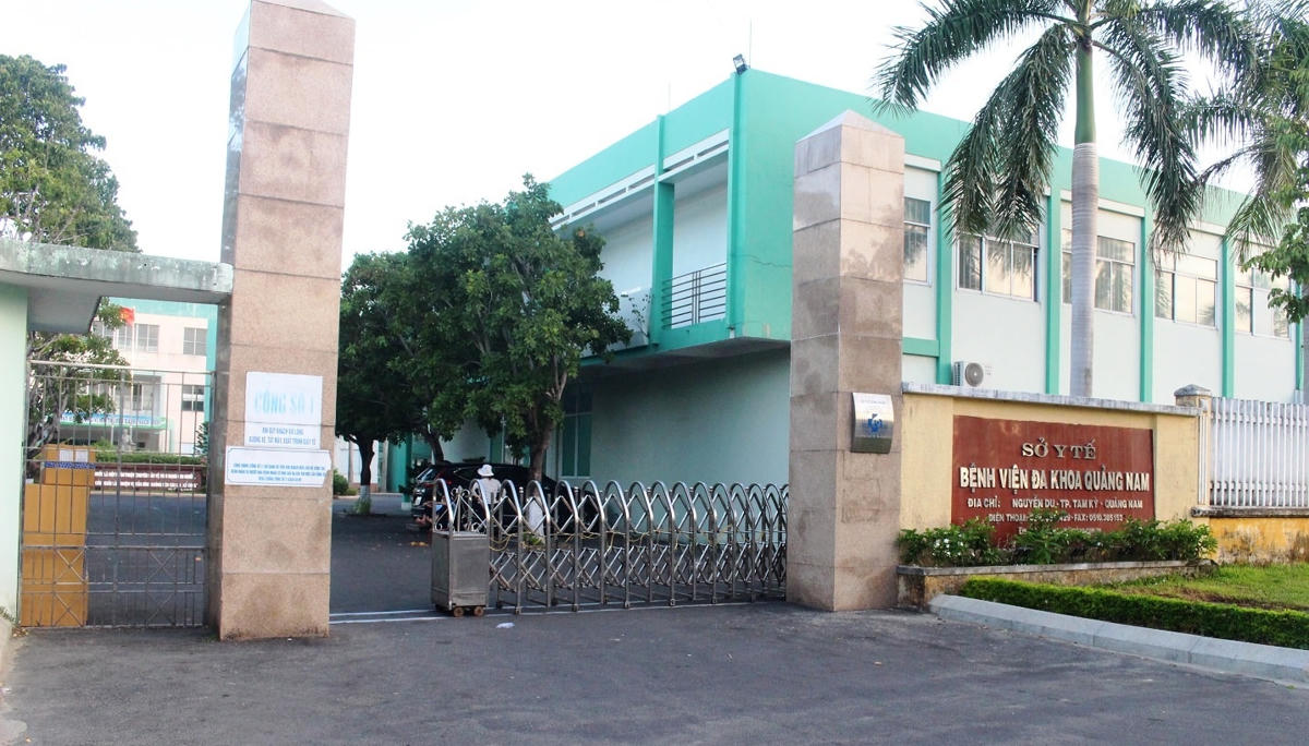 BVĐK Quảng Nam nơi điều trị bà Ng.