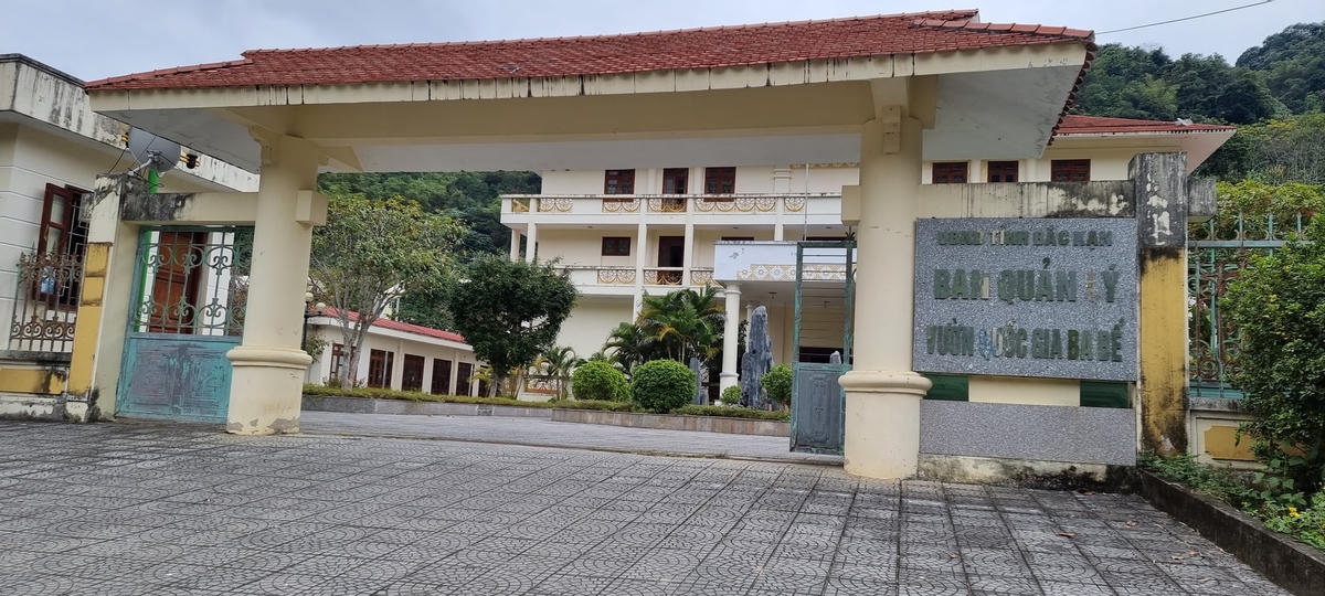 Trụ sở Ban Quản lý Vườn Quốc gia Ba Bể.