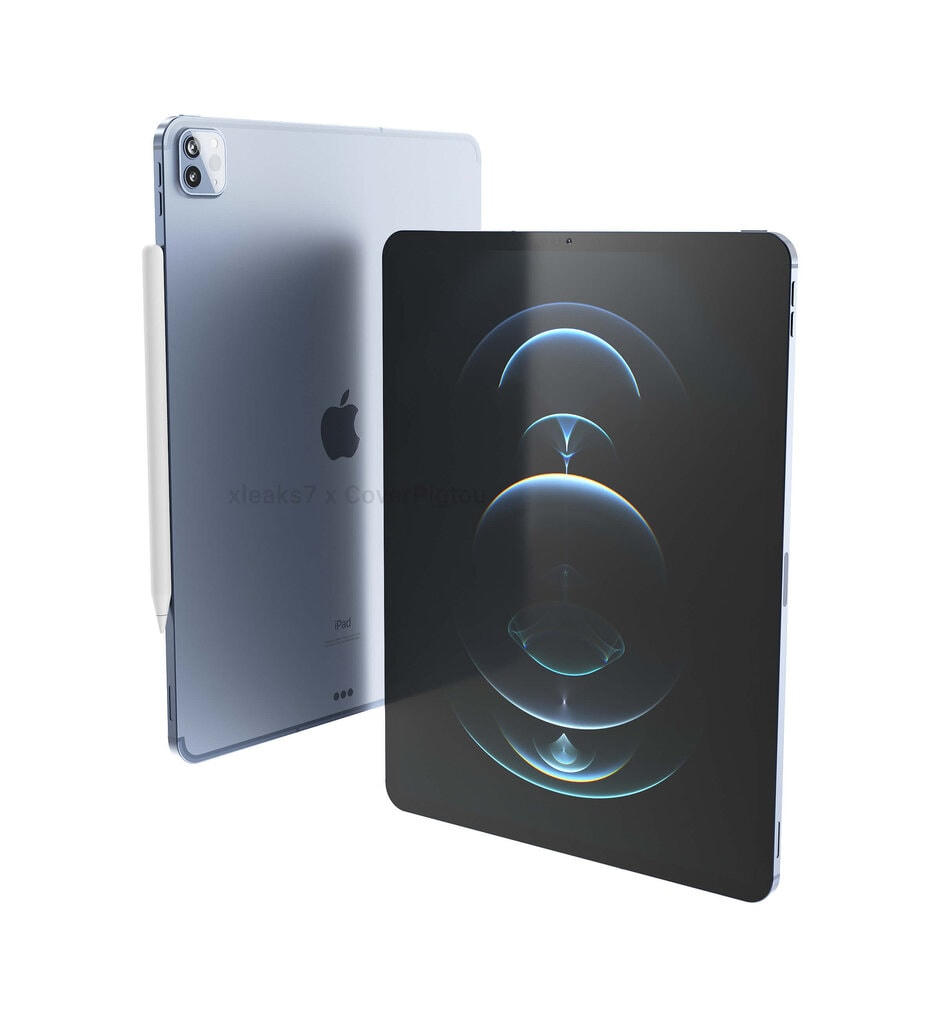 iPad Pro 2021 lộ ảnh render, dự kiến ra mắt vào tháng 10/2021