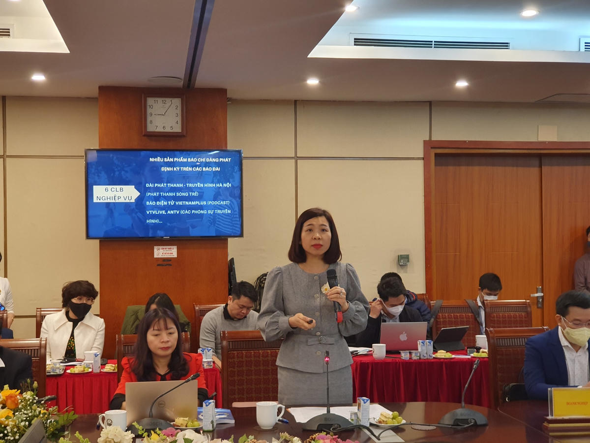 PGS.TS Nguyễn Thị Trường Giang, Phó Giám đốc Học viện Báo chí và Tuyên truyền.