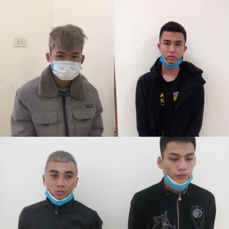 4 thanh niên tại Nghệ An và Ninh Bình tổ chức sử dụng ma tuý trong nhà trọ.