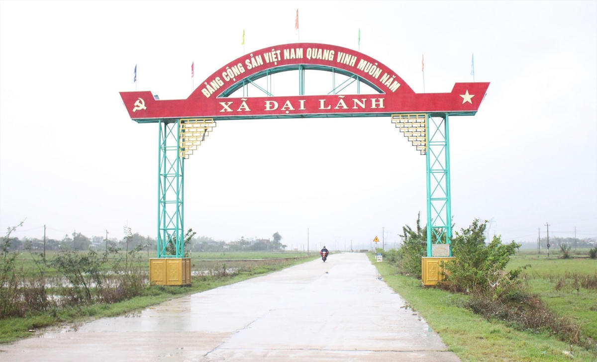 Một góc xã Đại Lãnh, huyện Đại Lộc.