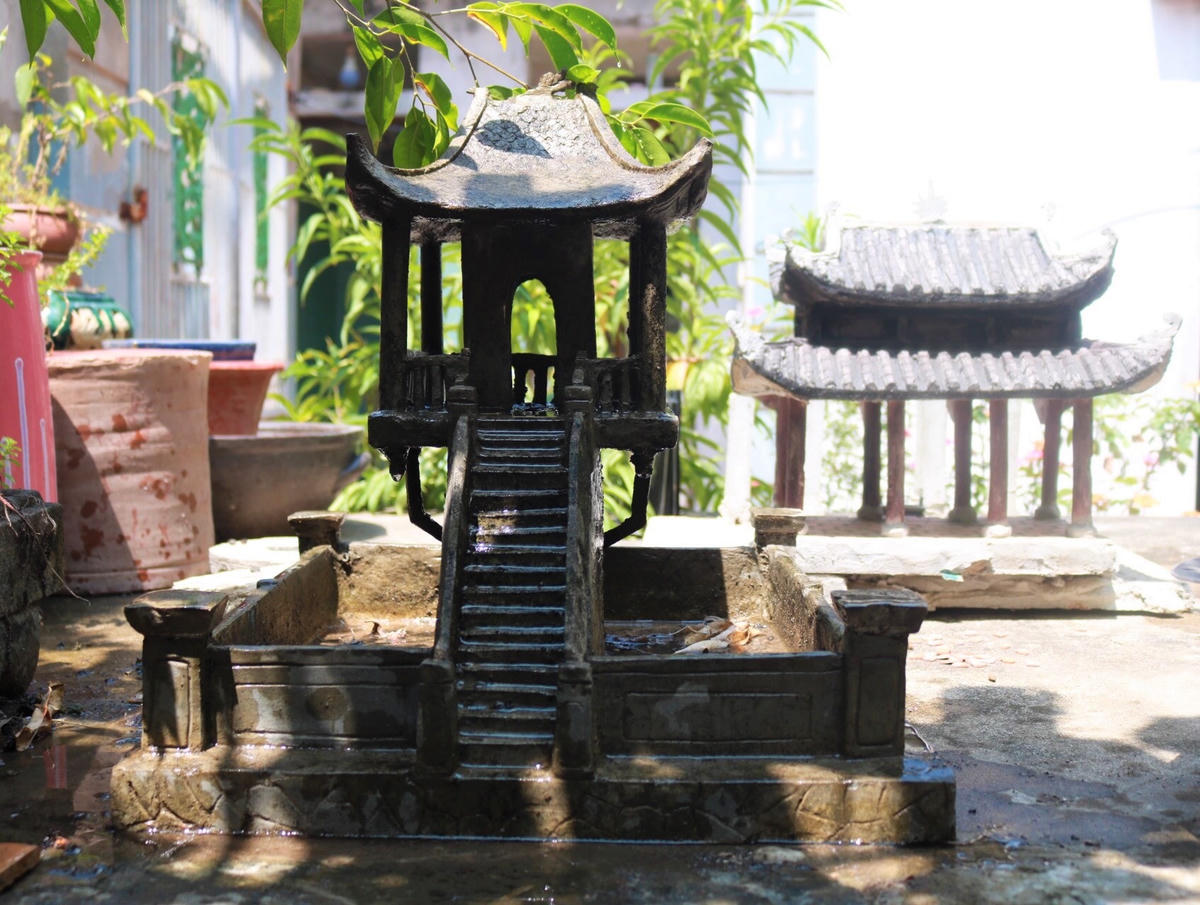  Mô hình Chùa Một cột – một trong những công trình đầu tiên Bộ thực hiện.