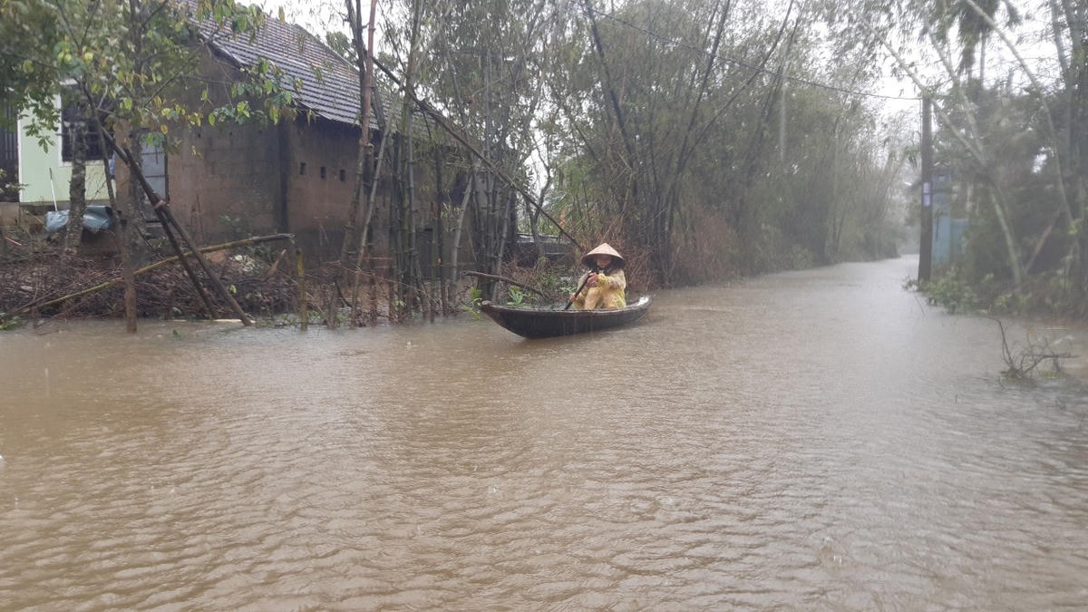 Một số vùng thấp trũng trên địa bàn tỉnh Thừa Thiên - Huế tái ngập lụt trở lại.