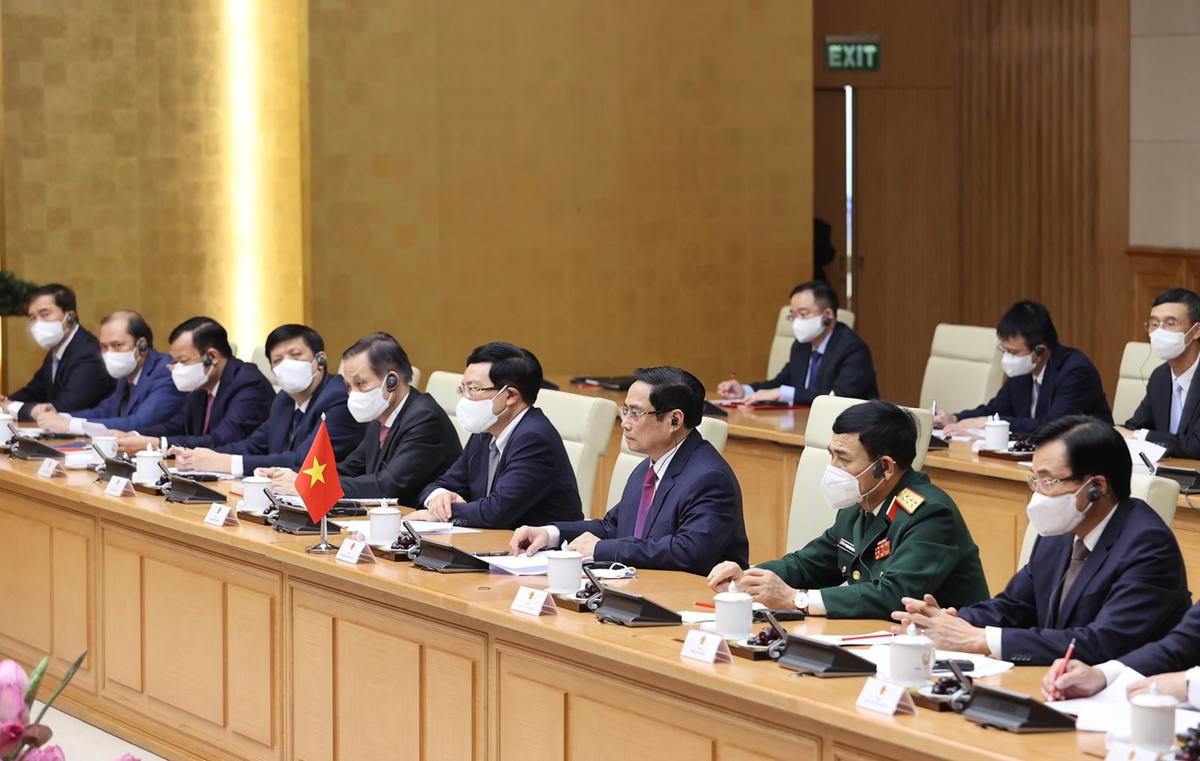 Quang cảnh cuộc hội kiến.