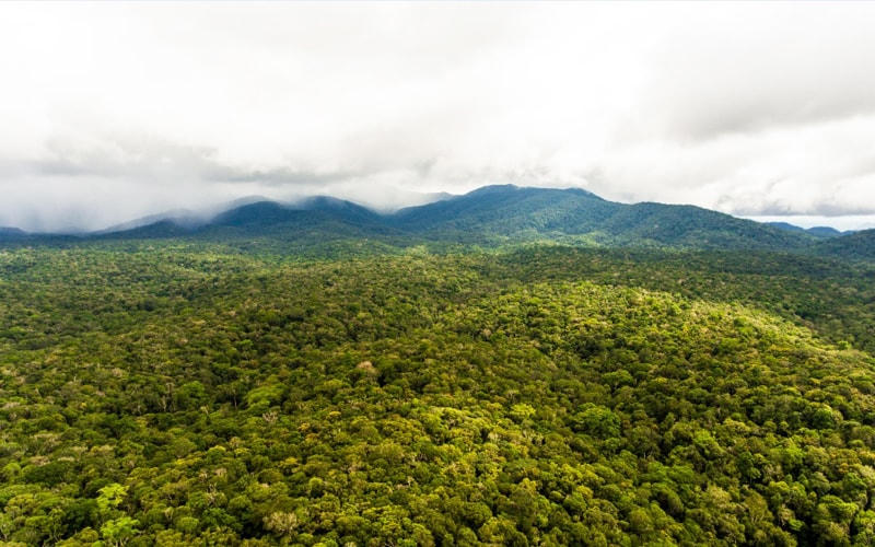 Khu bảo tồn thiên nhiên Nâm Nung trong Công viên địa chất toàn cầu Đắk Nông. (Nguồn: Daknonggeopark).