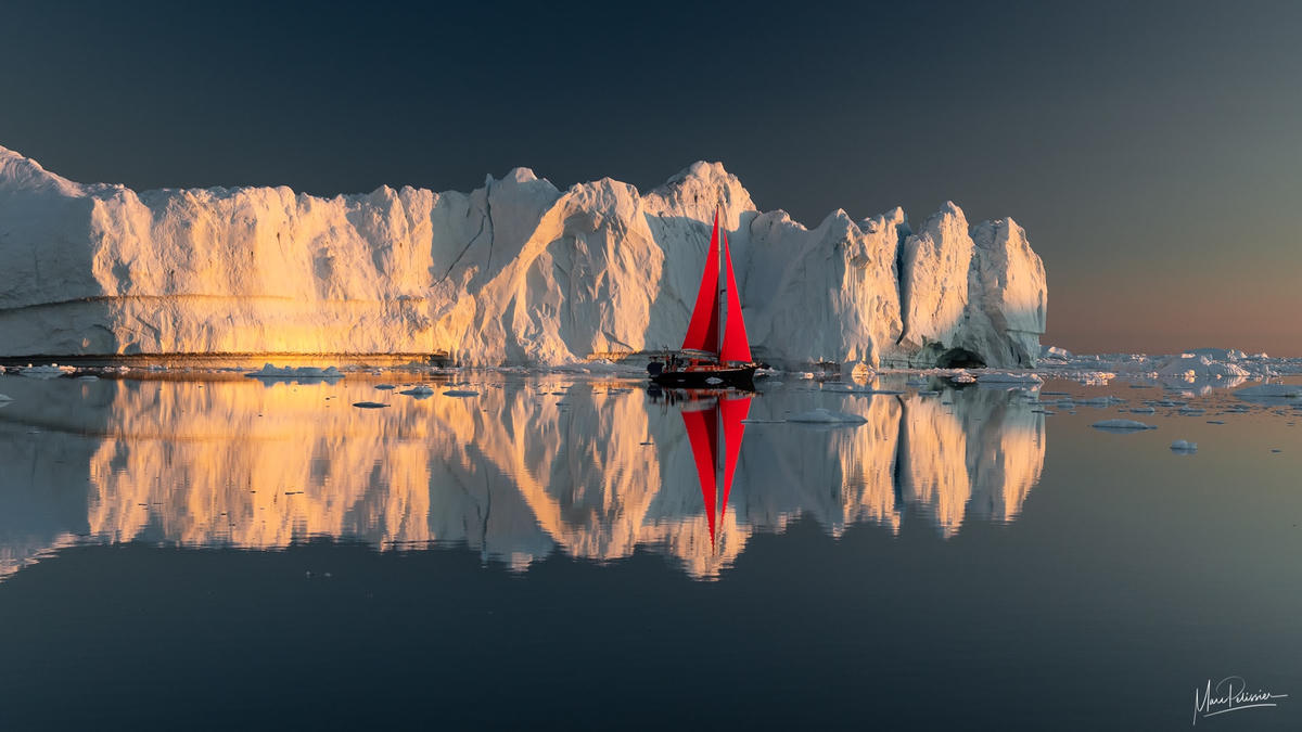 Vẻ đẹp huyền ảo của Vịnh Disko, Greenland. Ảnh: Locationscout.