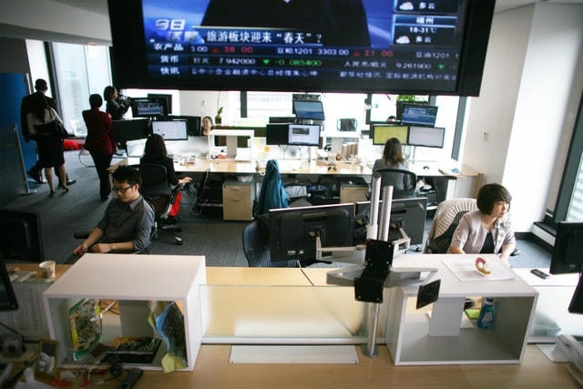 Trụ sở của hãng thông tấn Xinhua (Trung Quốc) tại New York, Mỹ. (Ảnh: New York Times).